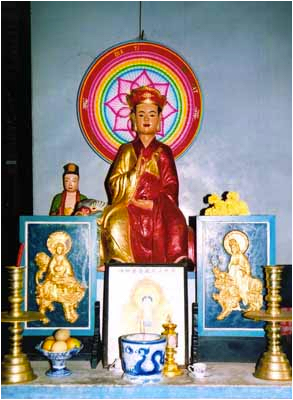 Tượng Bồ tát Địa Tạng bằng đồng năm 2003