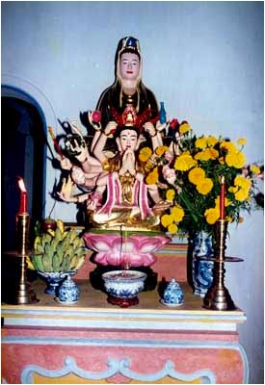 Bàn thờ Bồ tát Quan Âm
