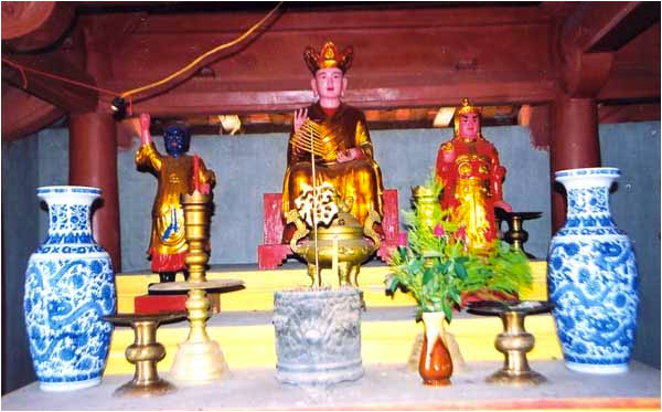 Chùa Vân Tiêu - tượng đức thánh hiền A Nan