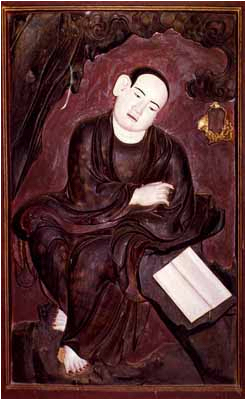 Phù điêu La Hán (10)