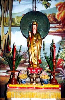 Bàn thờ Bồ tát Quan Âm