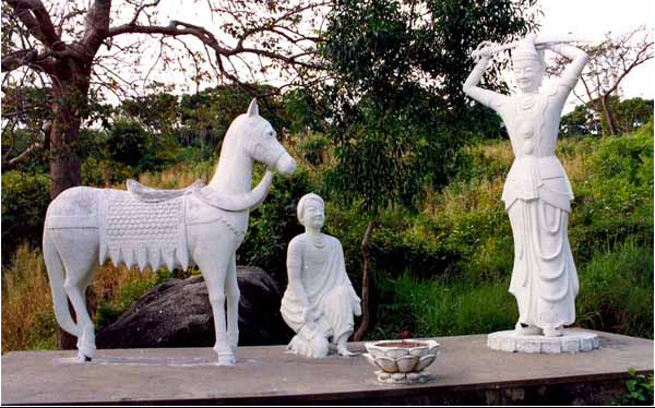 Tượng Thái tử xuất gia